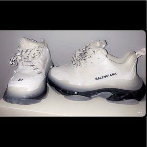 Balenciaga Triple S clear sole sneakers
